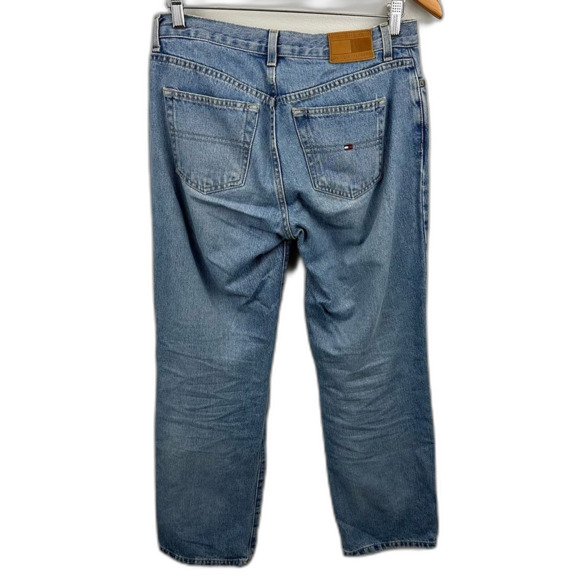 Tommy Hilfiger Vintage Boyfriend Light Wash Denim Jeans Size 4 - Picture 1 of 15